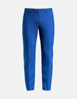 Royal Blue Stretch Pants - SARTORO Royal Blue Stretch Pants - SARTORO
