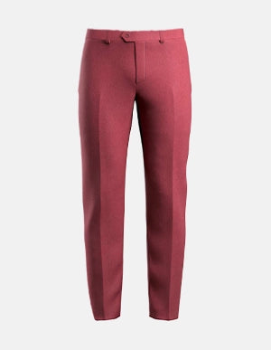 Tuscan Red Linen Pants - SARTORO Tuscan Red Linen Pants - SARTORO