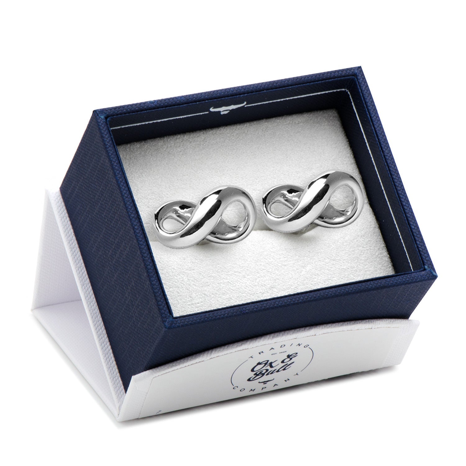 Sterling Silver Infinity Symbol Cufflinks582