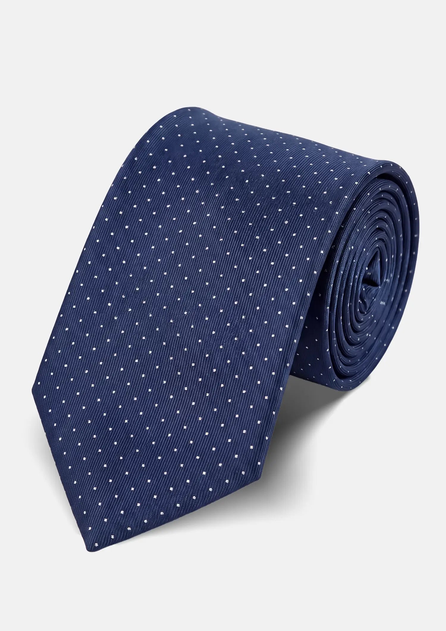 Deep Blue Pin Dot Tie831
