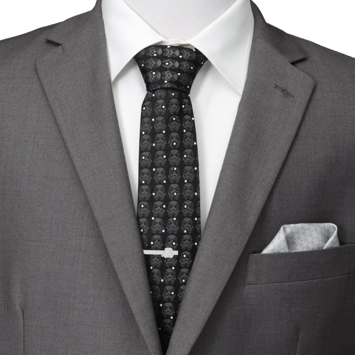 Star Wars Stormtrooper Dotted Black Tie706
