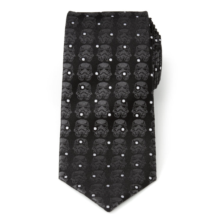 Star Wars Stormtrooper Dotted Black Tie723