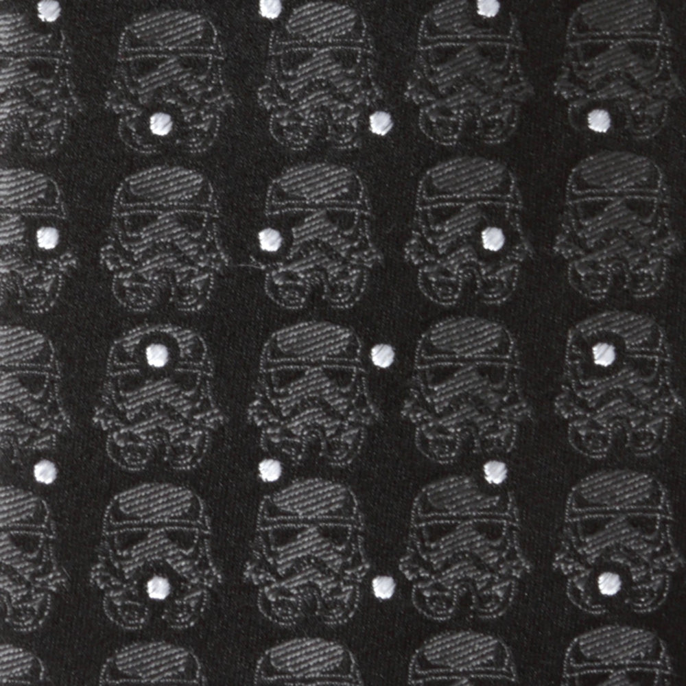 Star Wars Stormtrooper Dotted Black Tie353