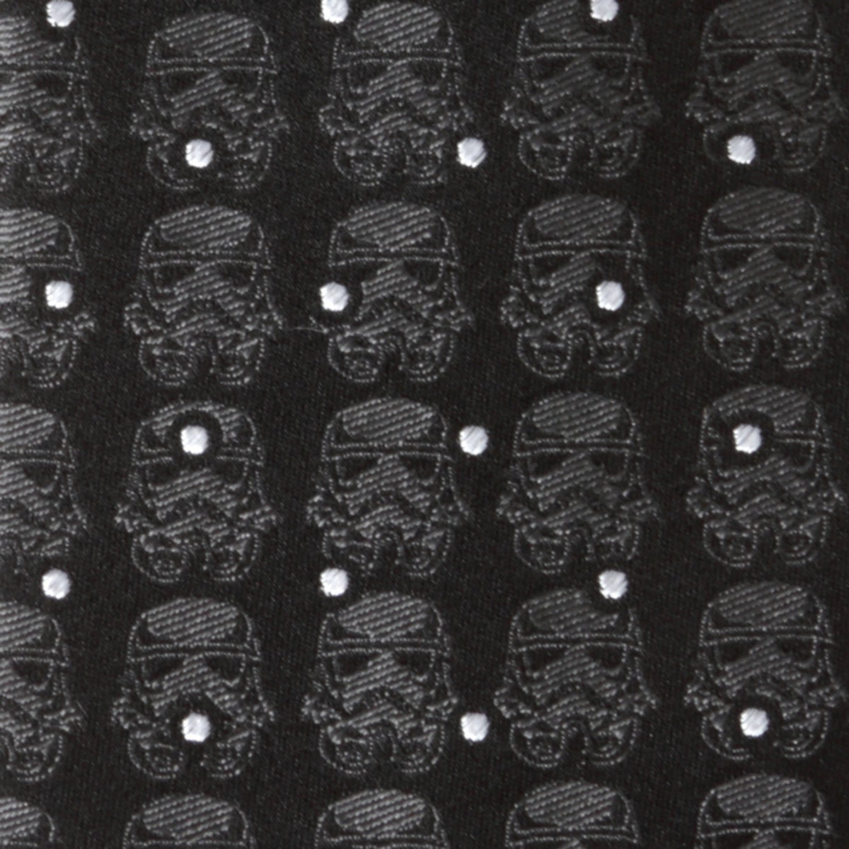 Star Wars Stormtrooper Dotted Black Tie989