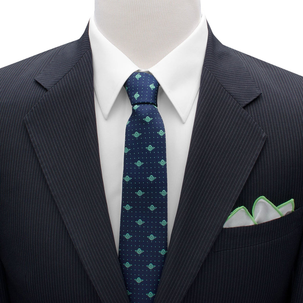 Star Wars Yoda Dotted Navy Tie117