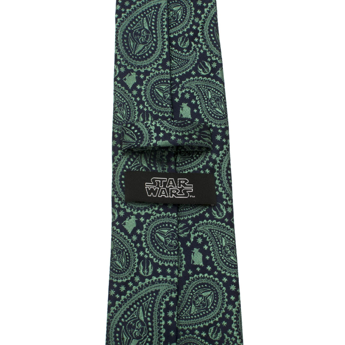 Star Wars Yoda Green and Blue Paisley Tie496