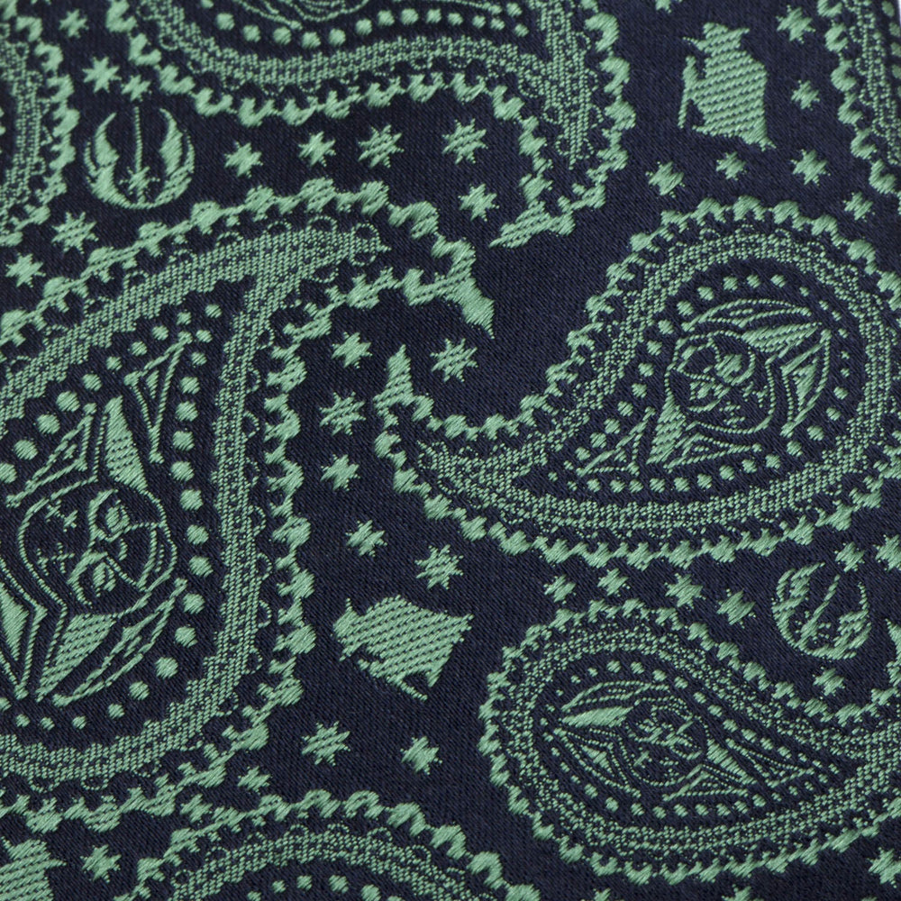 Star Wars Yoda Green and Blue Paisley Tie963