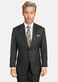 Dark Green Twill Suit