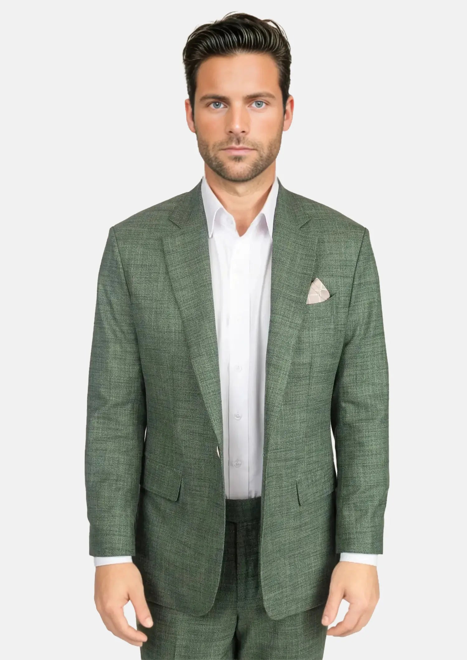 Aspen Green Hopsack Suit738