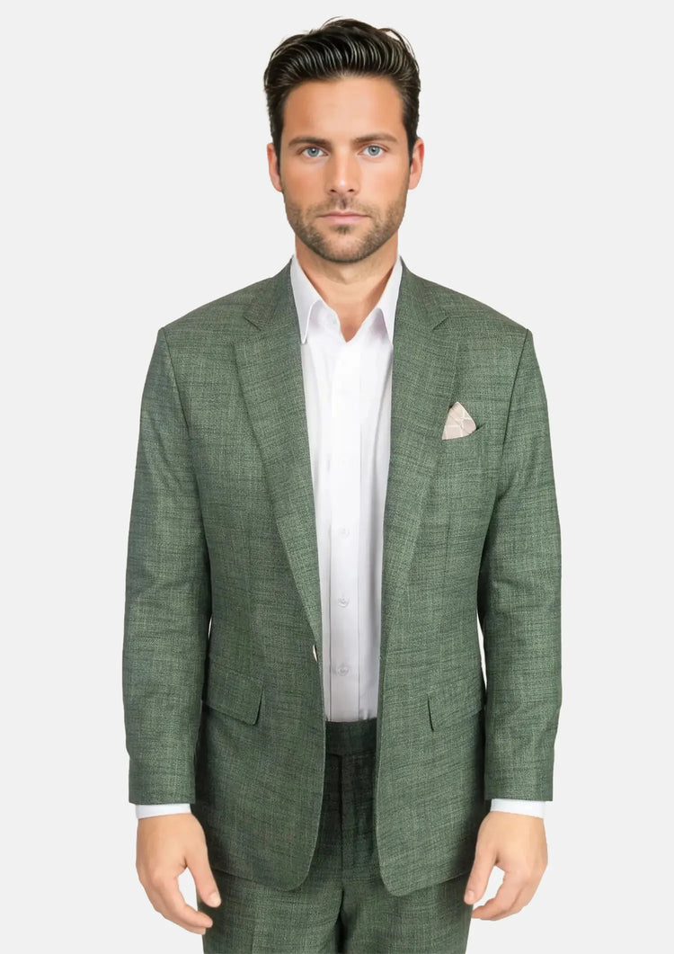 Aspen Green Hopsack Suit266