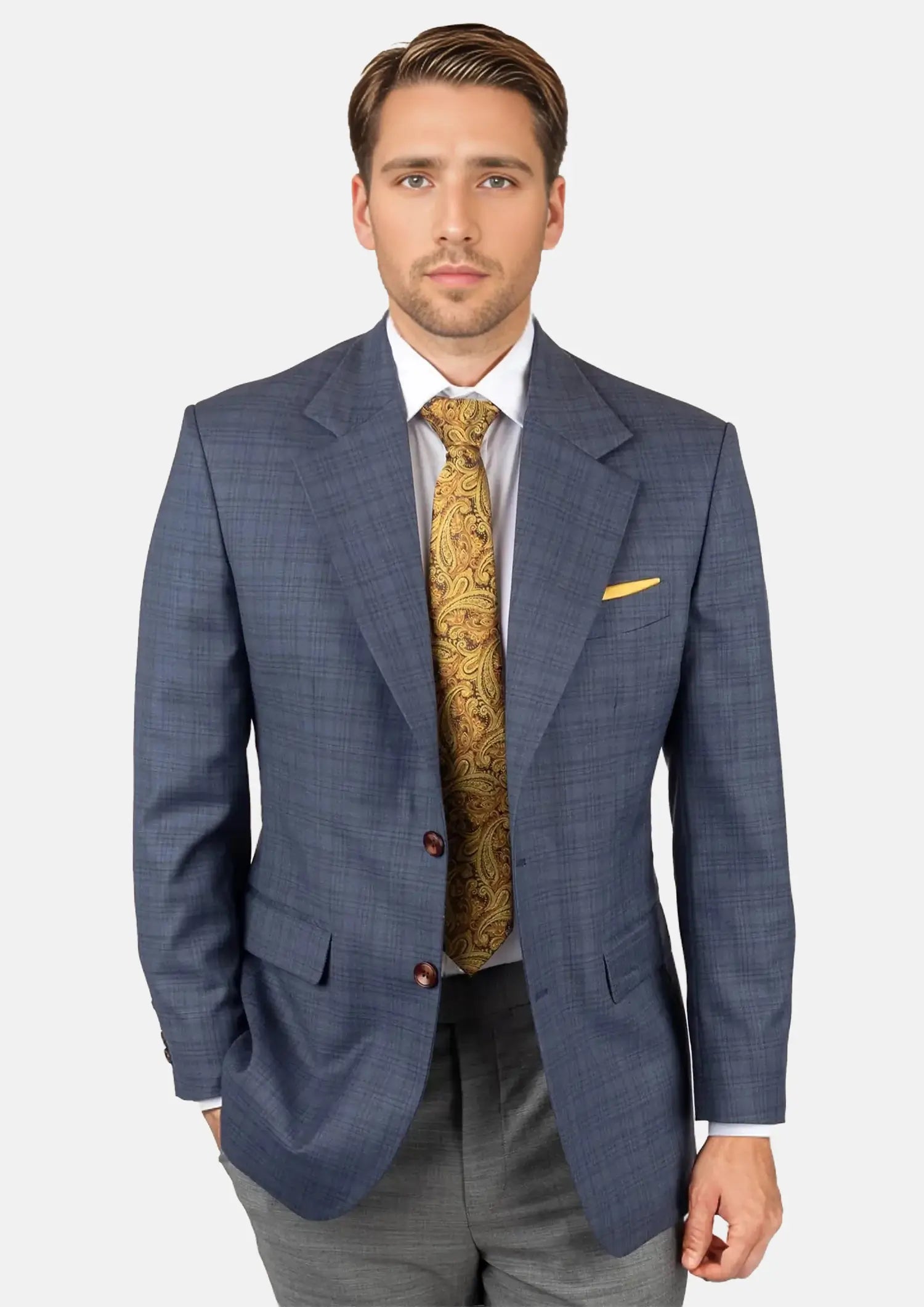 Twilight Blue Plaid Jacket230