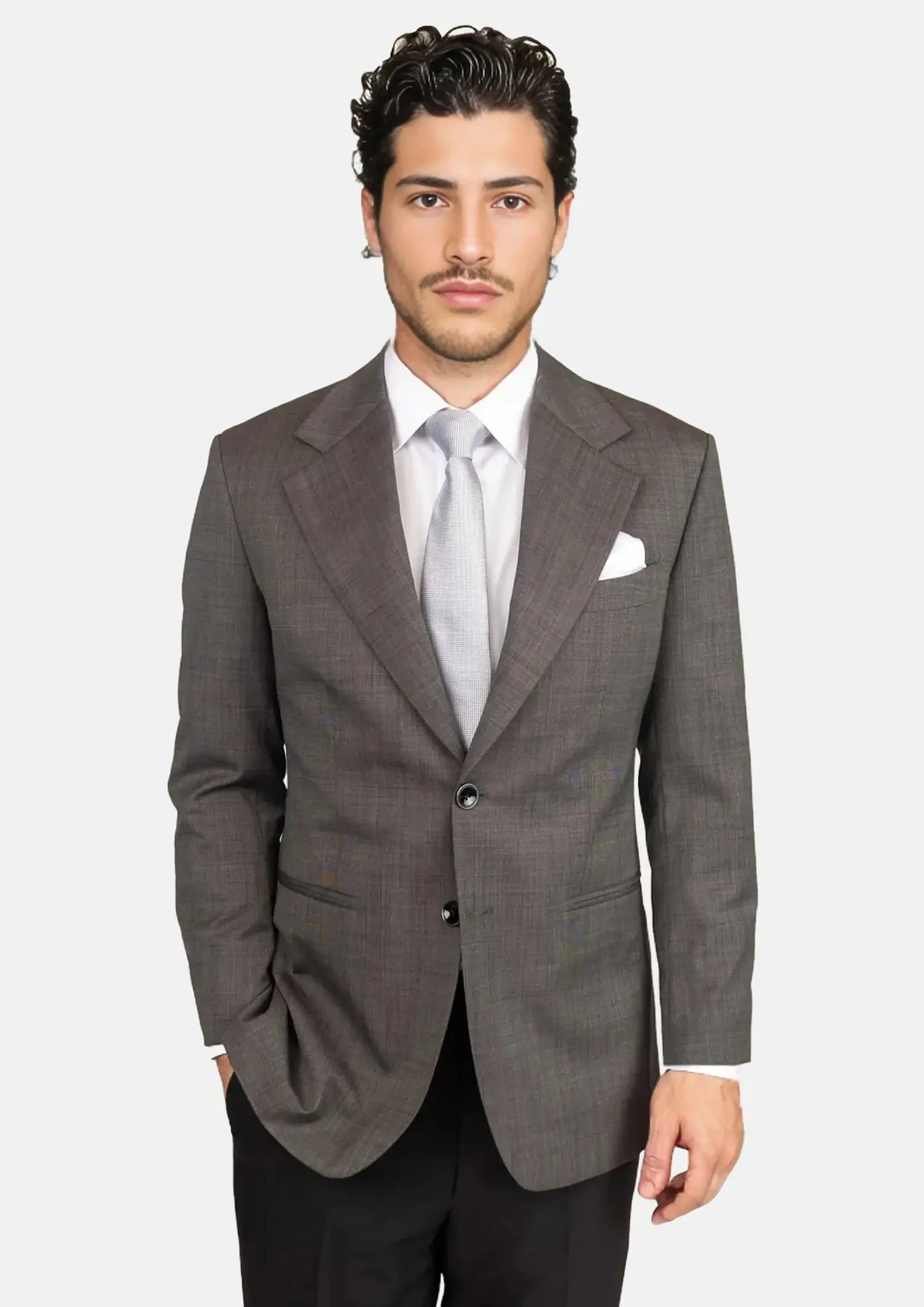 Ellis Carbon Grey Pindot Jacket463