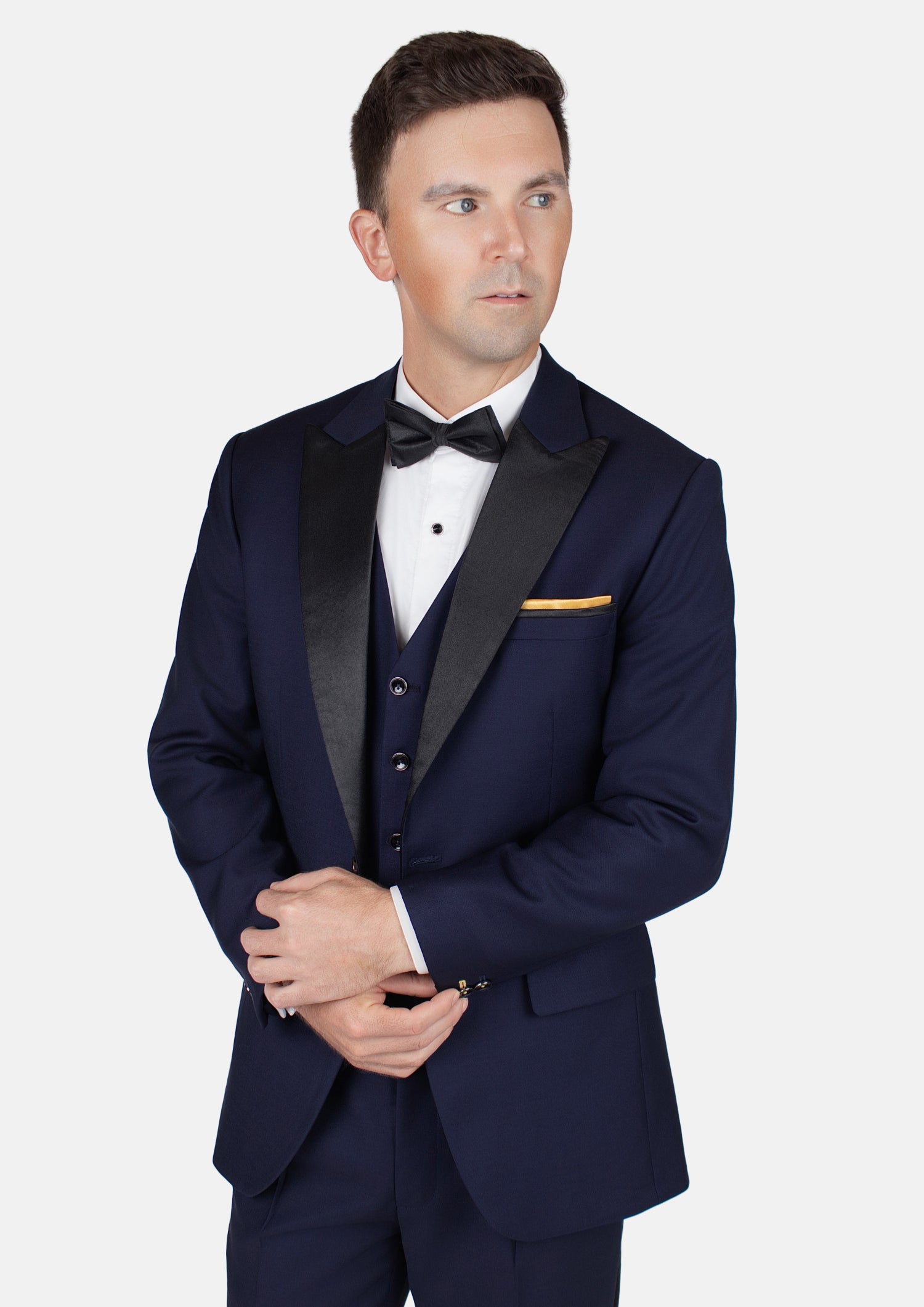 Stratos Blue Mohair Tuxedo576