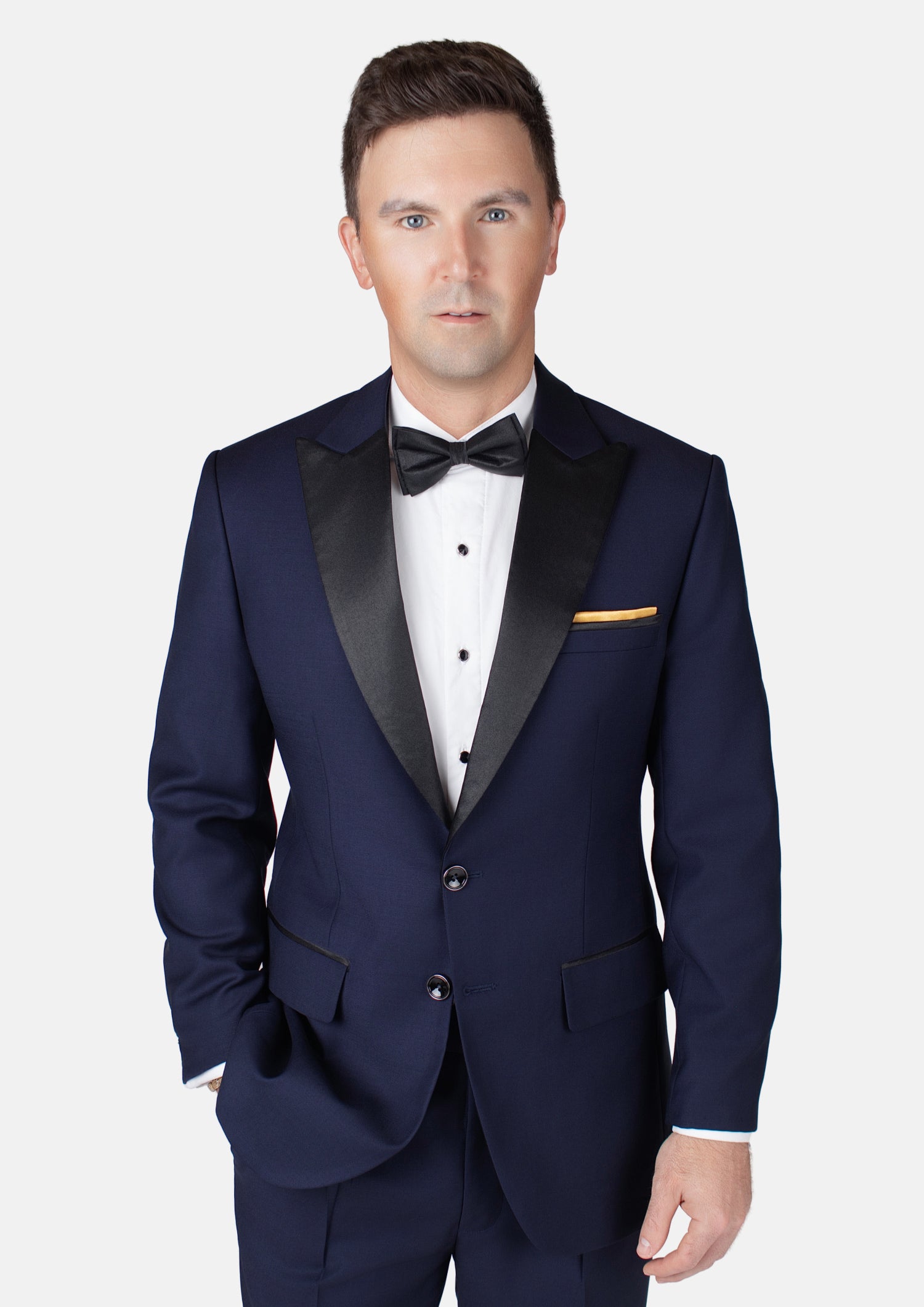 Stratos Blue Mohair Tuxedo834
