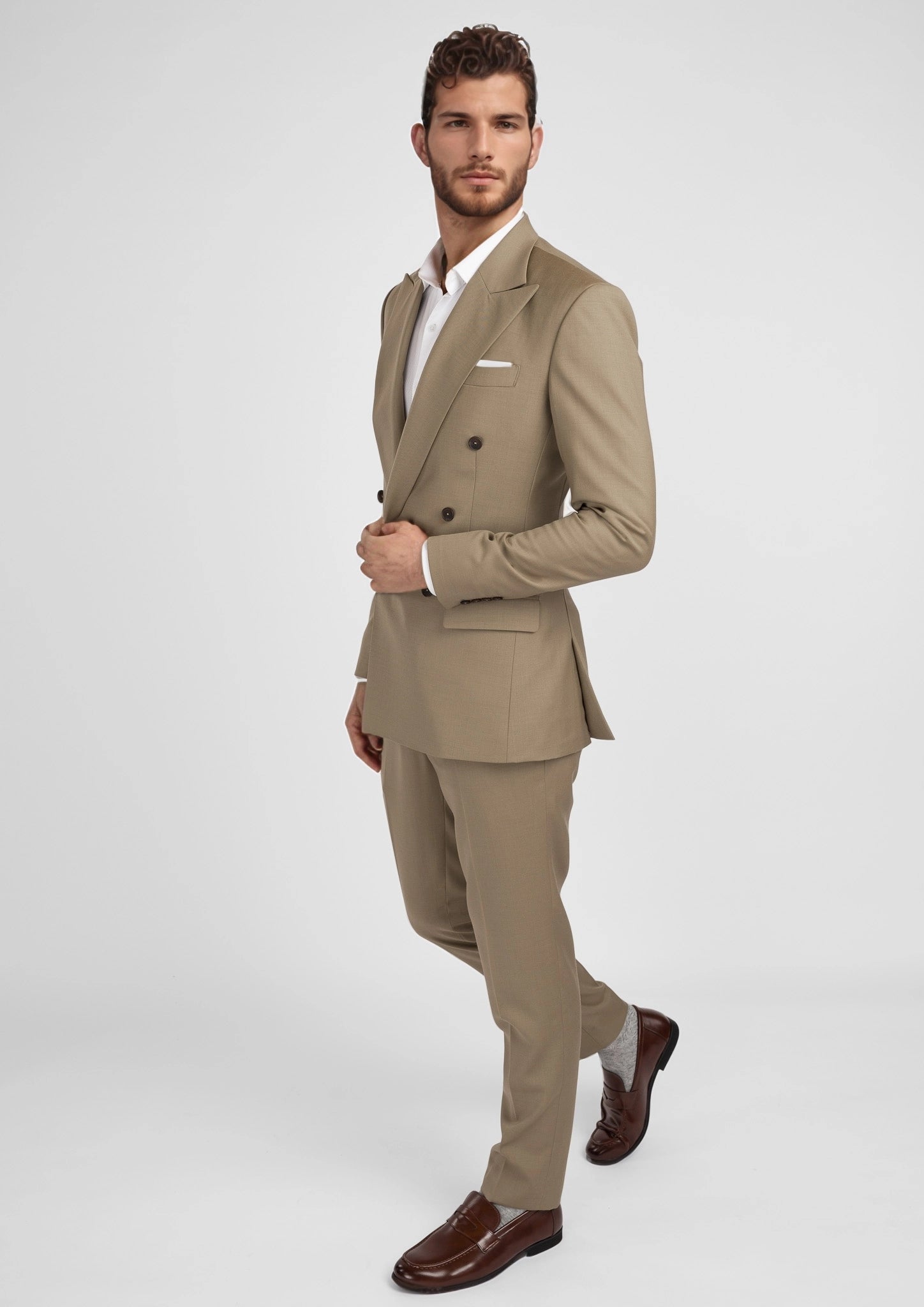 Light Brown Rockafeller Suit