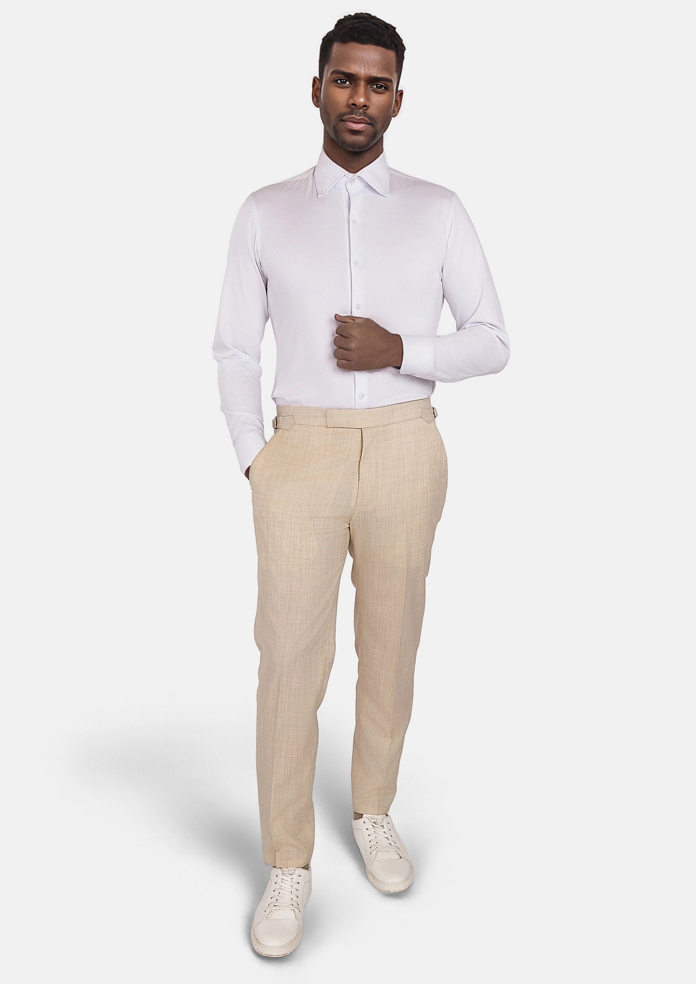Sartoro Sand Performance Stretch Pants