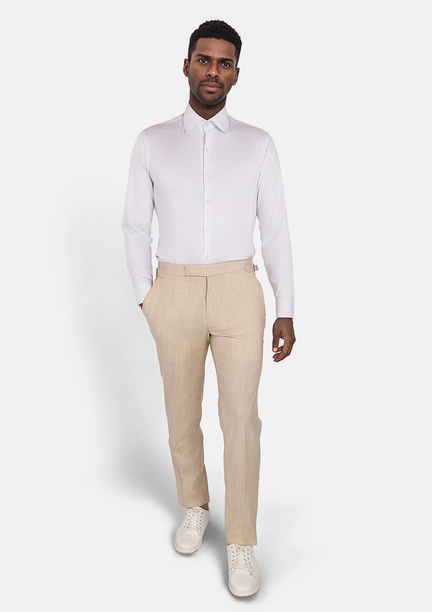 Sartoro Sand Performance Stretch Pants