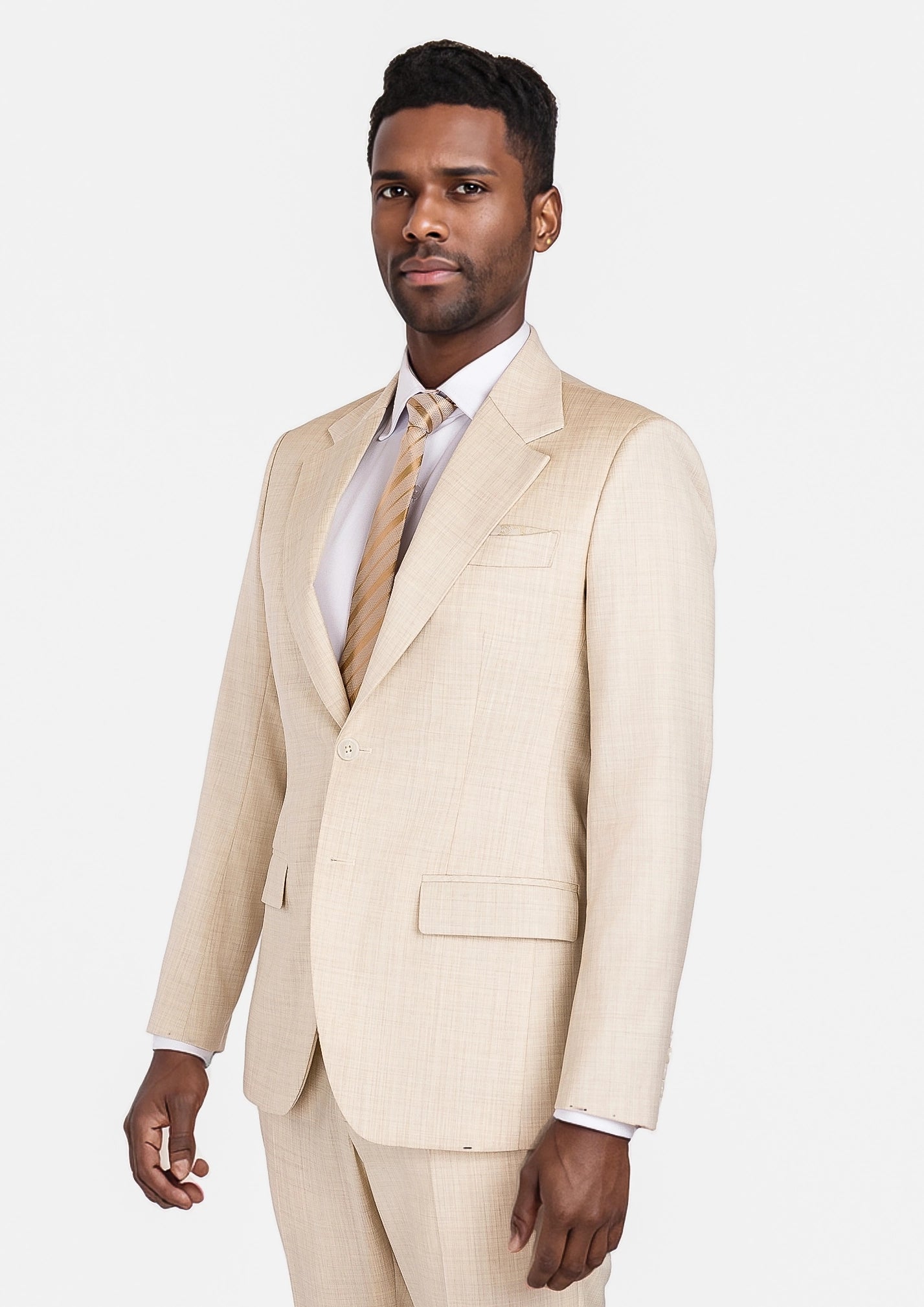 Sartoro Sand Performance Stretch Suit