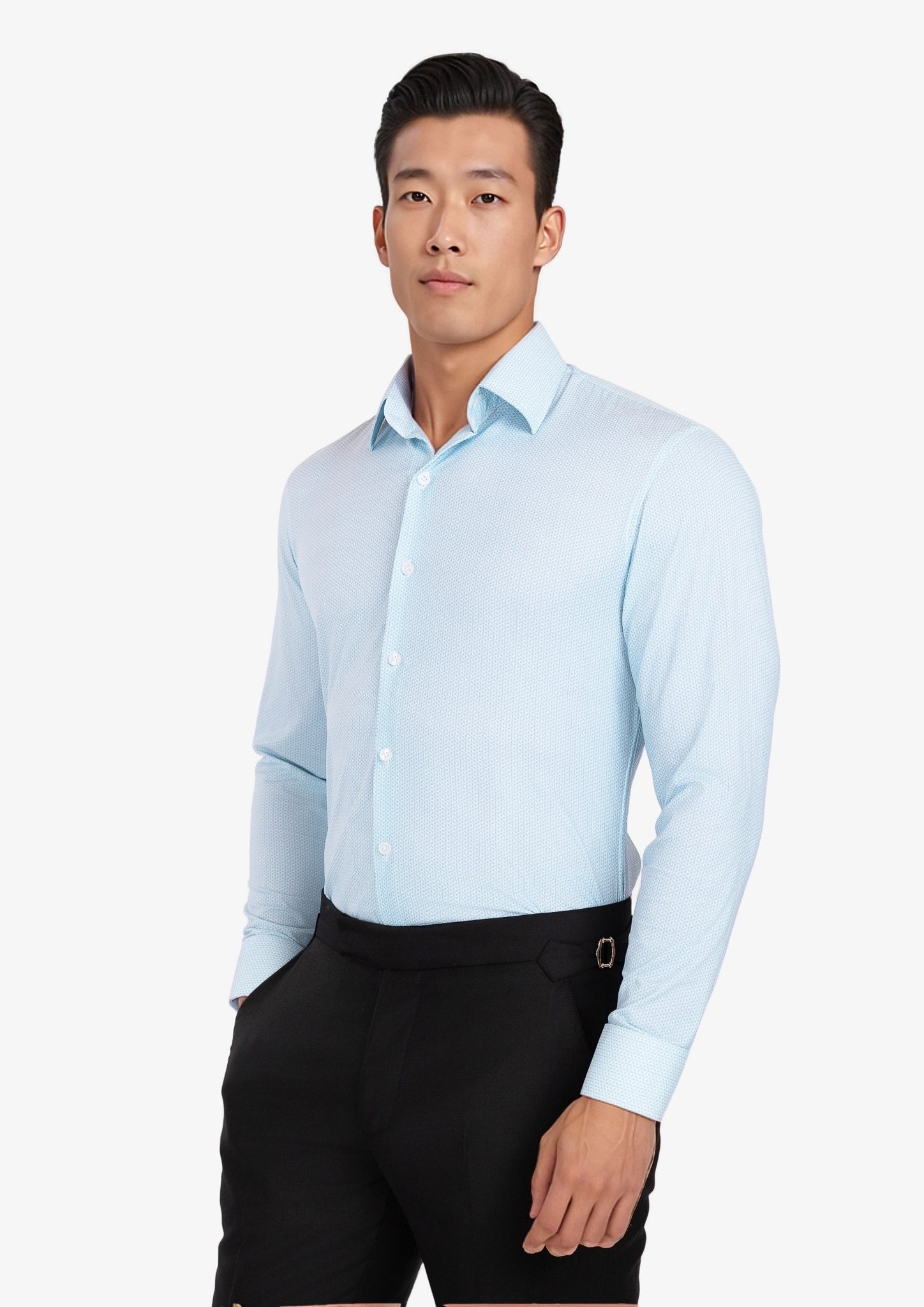 Breeze Blue Petal Shirt