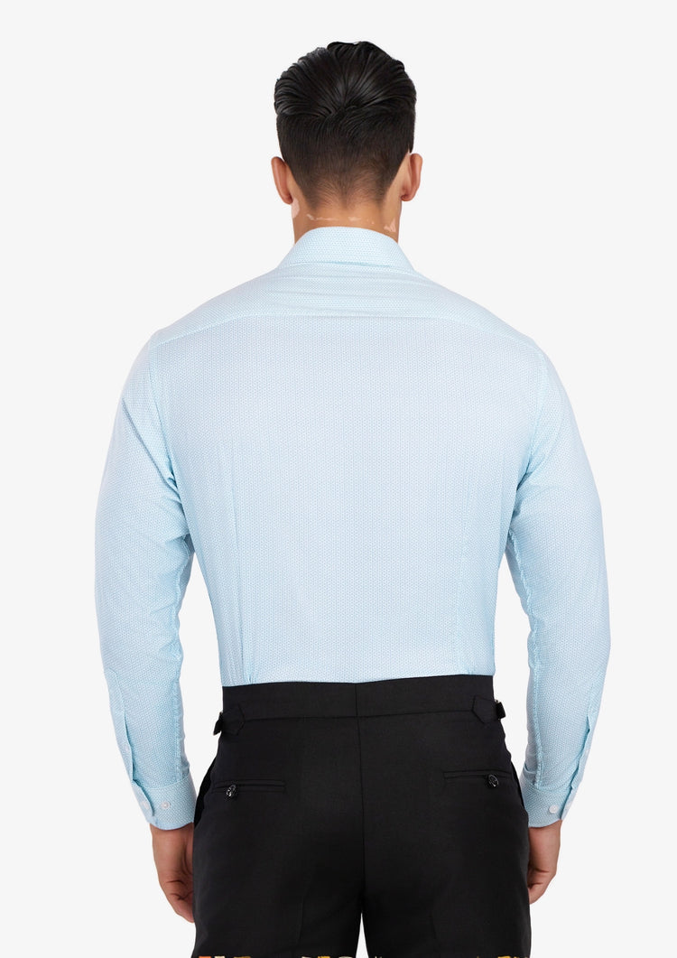 Breeze Blue Petal Shirt764
