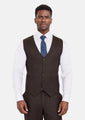 Chocolate Brown Flannel Vest
