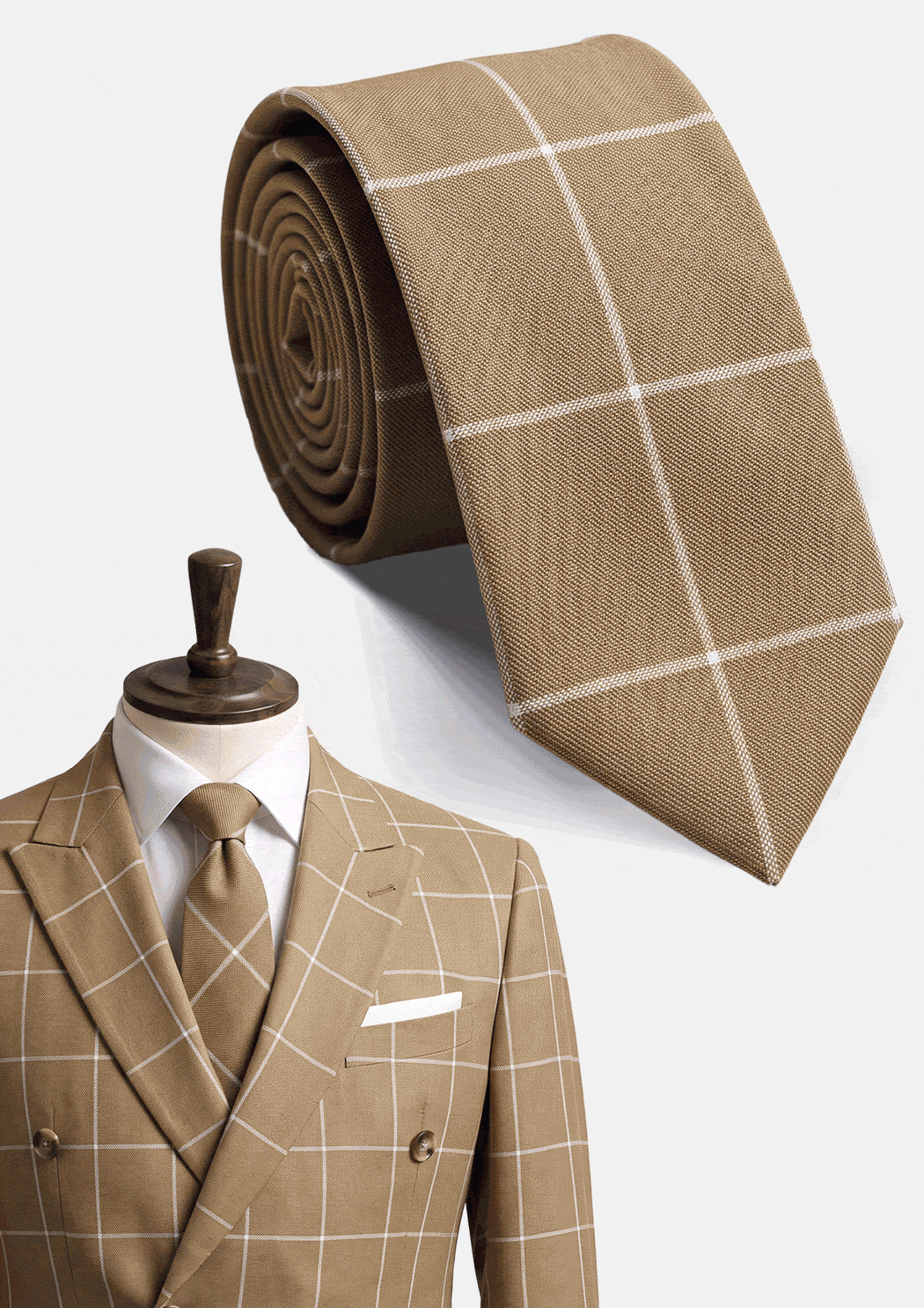 Matching Suit Fabric Tie662
