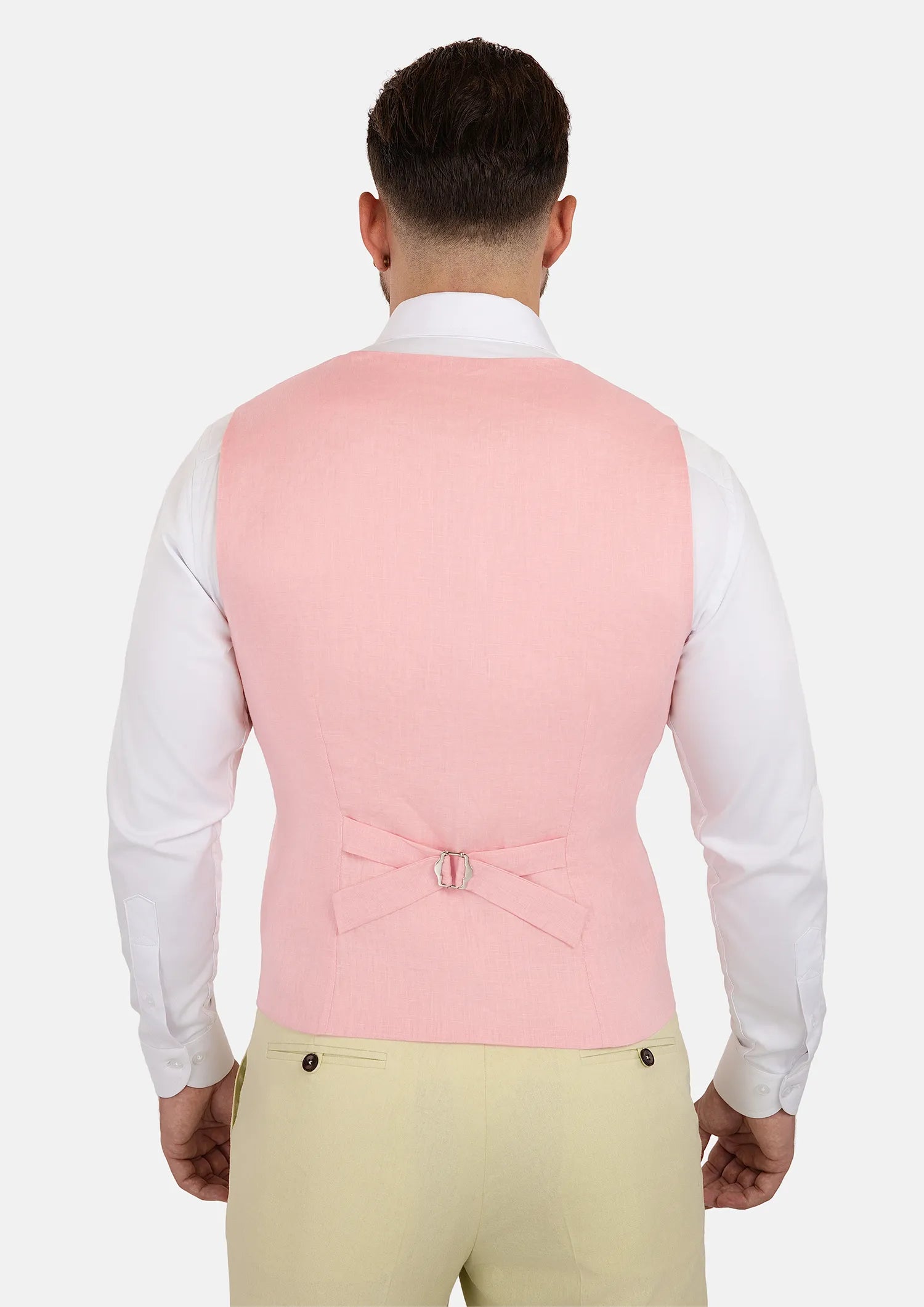 Salmon Linen Vest283