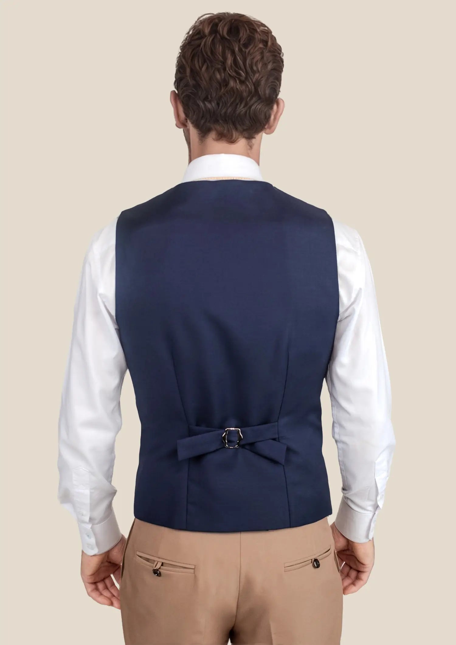 Midnight Blue Mohair Vest317