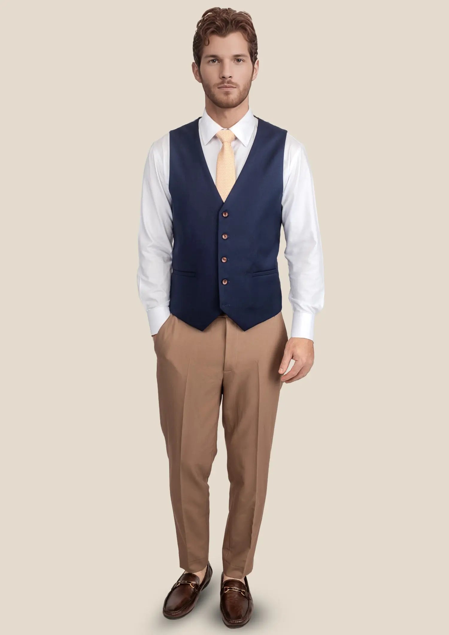 Midnight Blue Mohair Vest195
