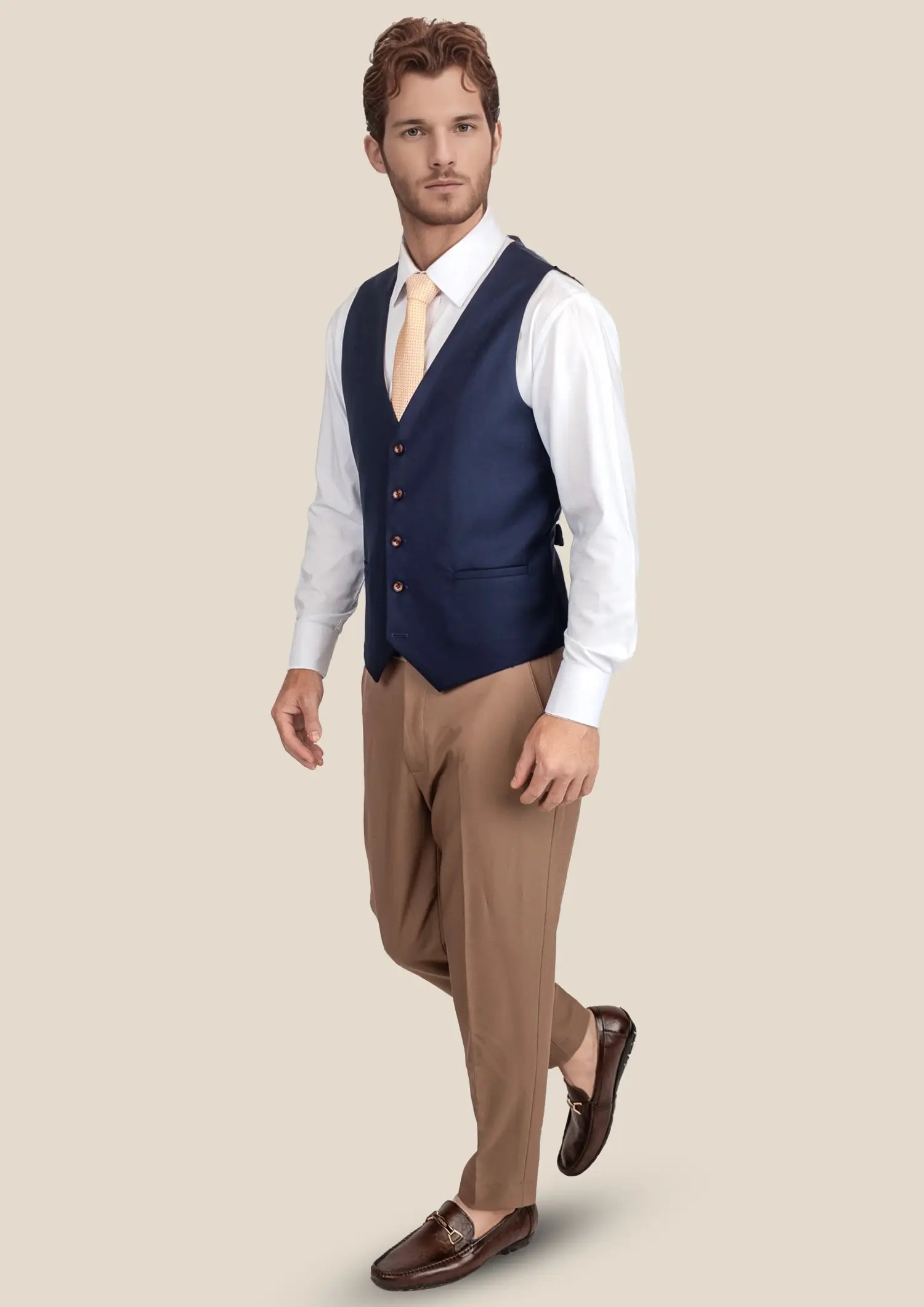 Midnight Blue Mohair Vest634