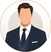 drawing of model in suit