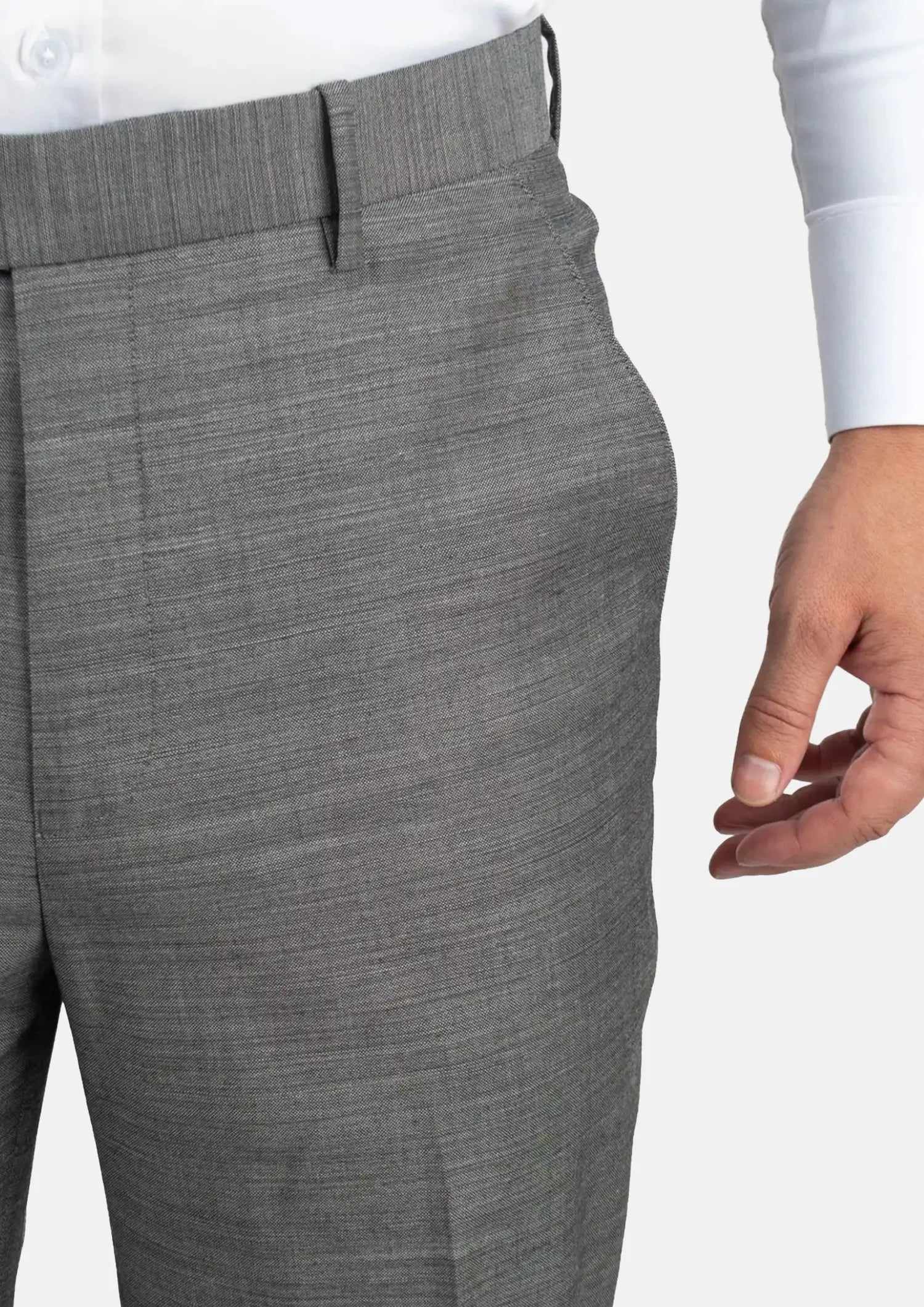 Granite Grey Birdseye Pants296
