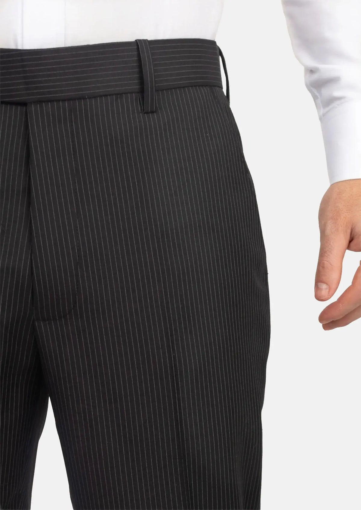 Black Pinstripe Pants150