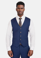 Admiral Blue Vest - SARTORO263