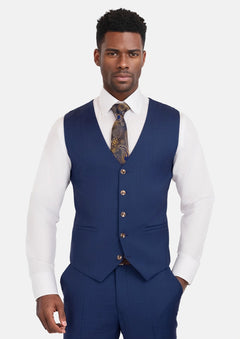 Admiral Blue Vest - SARTORO