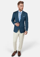 Aegean Blue Thompson Jacket - SARTORO403