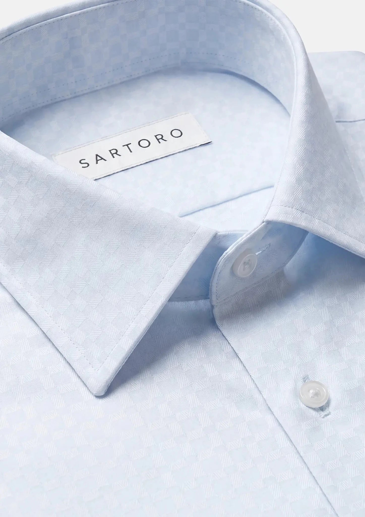 Air Blue Microcheck Shirt822