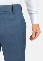 Air Force Blue Prince of Wales Pants - SARTORO495