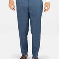 Air Force Blue Prince of Wales Pants - SARTORO