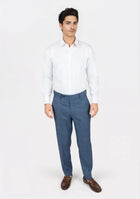 Air Force Blue Prince of Wales Pants - SARTORO224