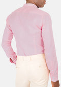 Amaranth Pink Linen Shirt - SARTORO