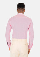 Amaranth Pink Linen Shirt - SARTORO750