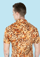 Amber Leopard Silk Shirt - SARTORO560