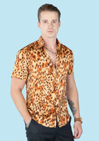 Amber Leopard Silk Shirt - SARTORO826