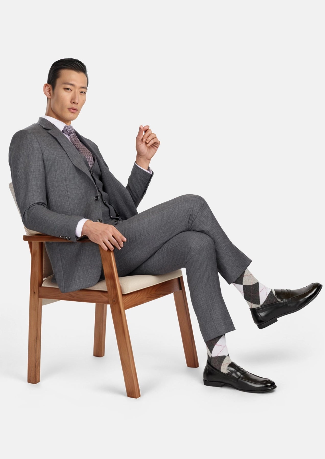 Anchor Grey Astor Suit - SARTORO