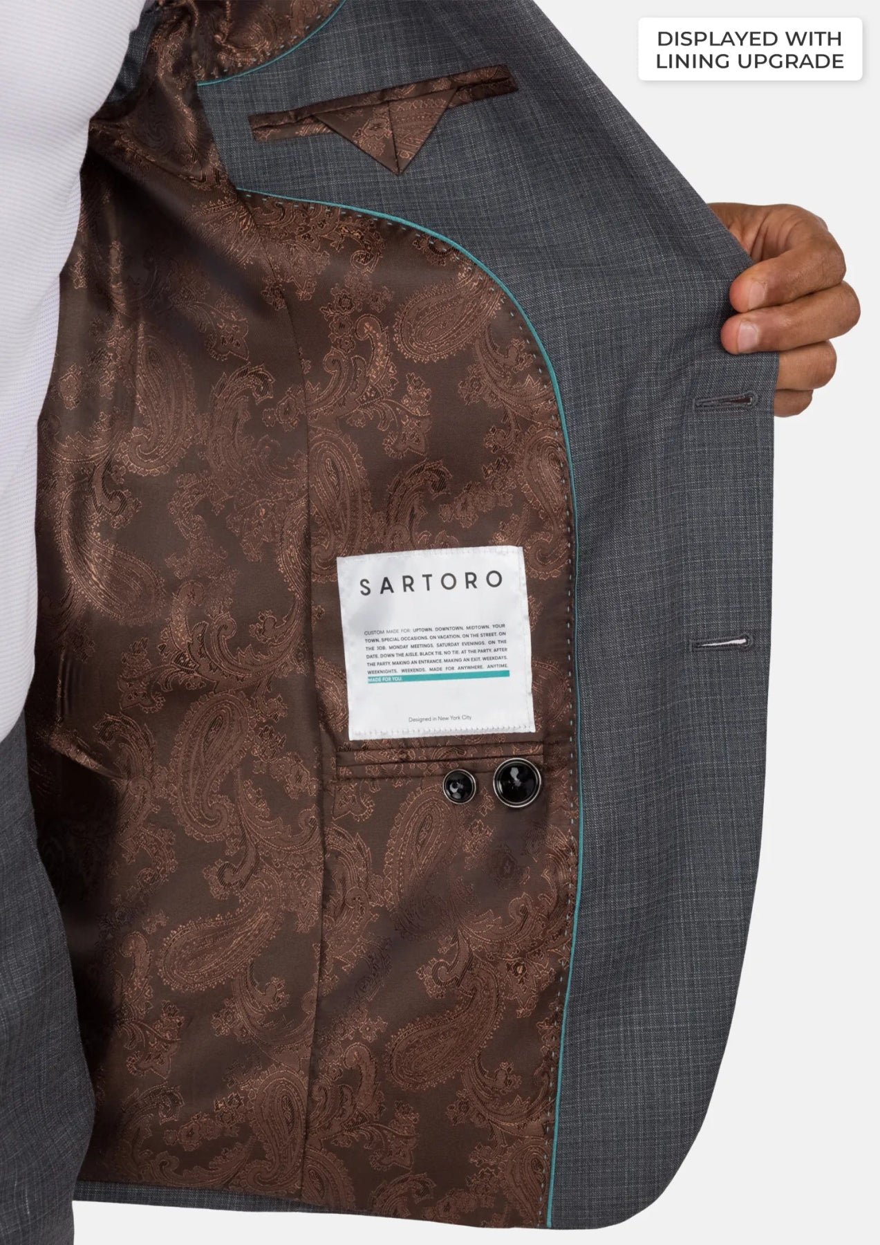 Anchor Grey Astor Suit - SARTORO