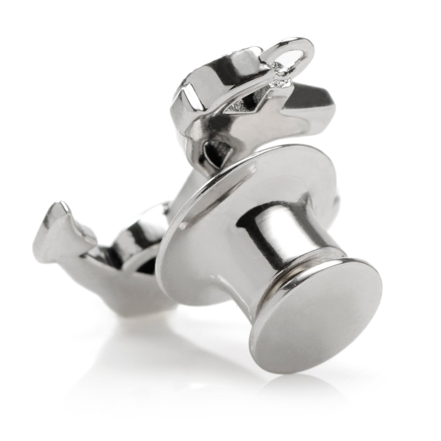 Anchor Sterling Silver 3D Lapel Pin - SARTORO197