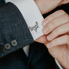 Antique Sterling Silver Moose Cufflinks - SARTORO924