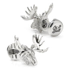Antique Sterling Silver Moose Cufflinks - SARTORO14