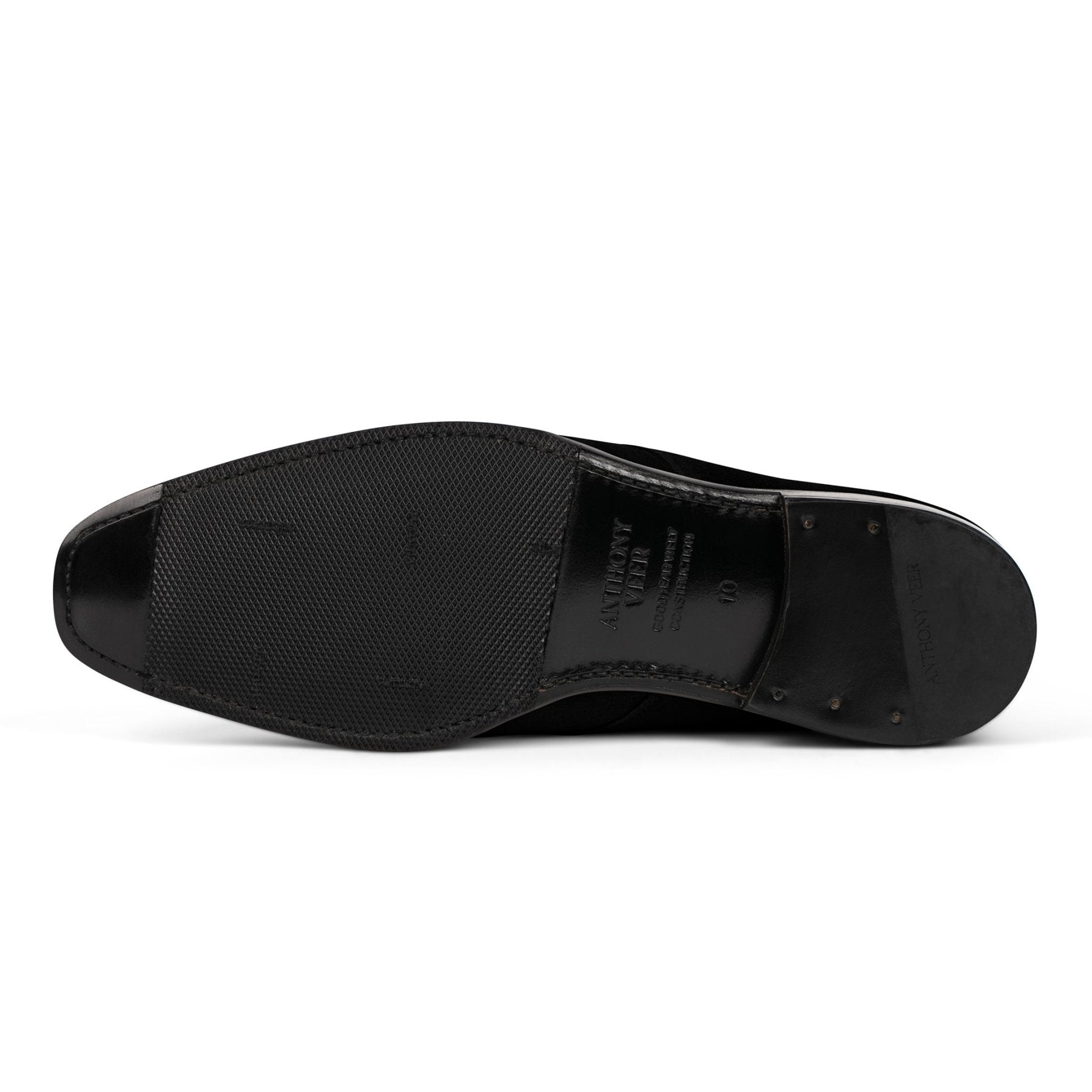  Velvet Noir Black Suede - SARTORO